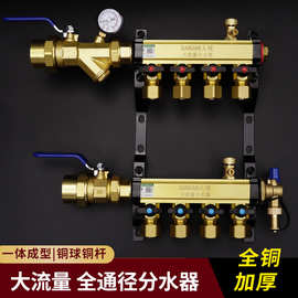 黃銅管地暖分水器 系統(tǒng)核心與品質(zhì)之選